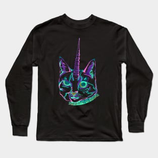 Punk Caticorn Long Sleeve T-Shirt